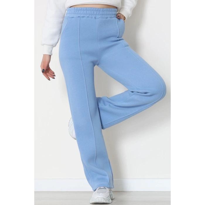 3 İplik Önü Çımalı Eşofman Altı Bebemavi - 42520.1878.