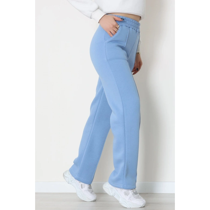 3 İplik Önü Çımalı Eşofman Altı Bebemavi - 42520.1878.