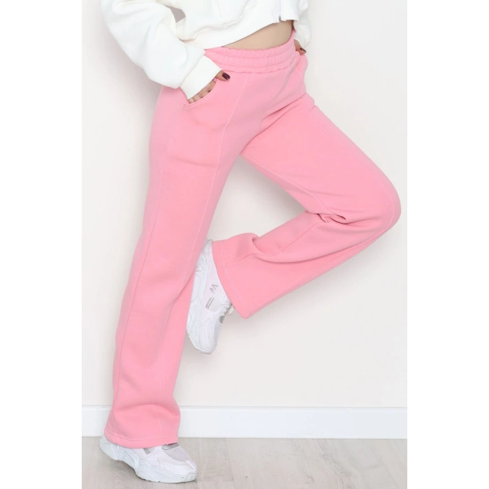 3 İplik Önü Çımalı Eşofman Altı Koyupembe - 42520.1878.