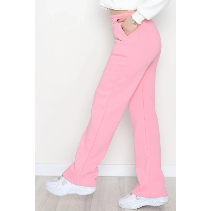 3 İplik Önü Çımalı Eşofman Altı Koyupembe - 42520.1878.