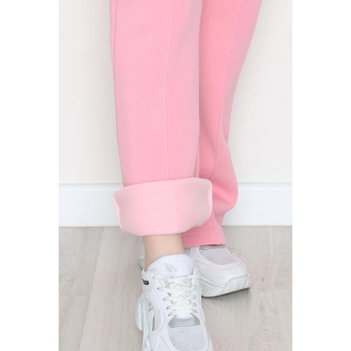 3 İplik Önü Çımalı Eşofman Altı Koyupembe - 42520.1878.