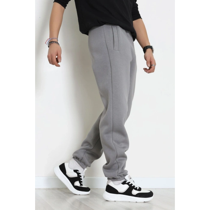 3 İplik Şardonlu Erkek Eşofman Altı Antrasit - 42615.1878.