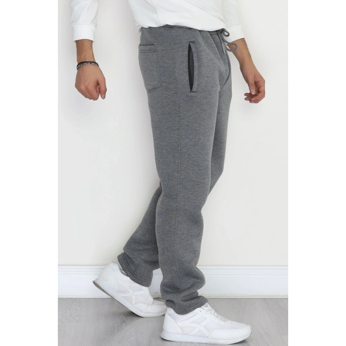 3 İplik Şardonlu Erkek Eşofman Altı Füme - 42626.1937.