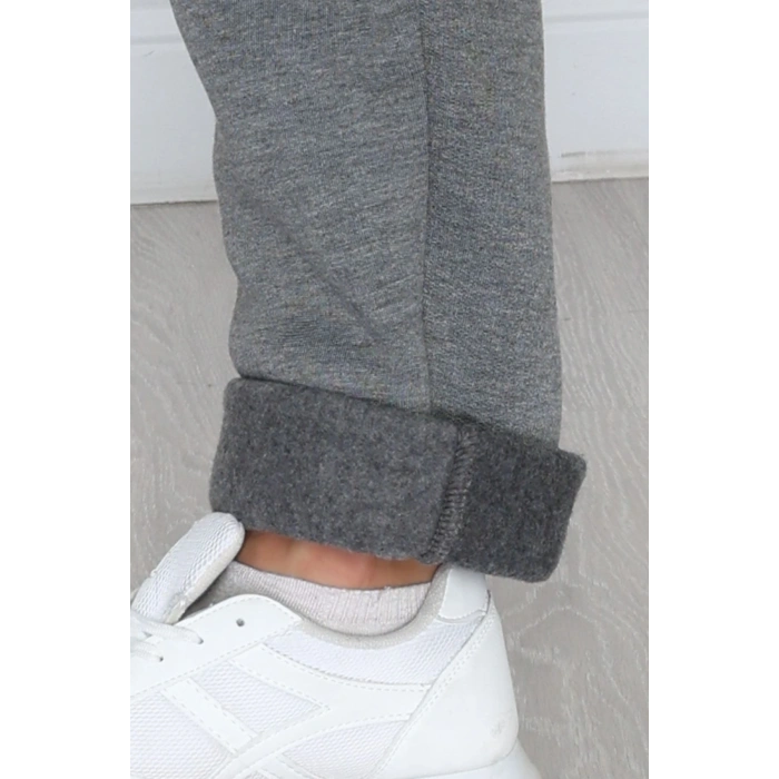 3 İplik Şardonlu Erkek Eşofman Altı Füme - 42626.1937.