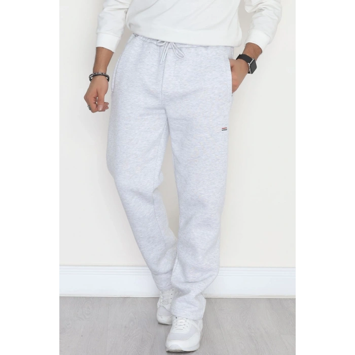 3 İplik Şardonlu Erkek Eşofman Altı Karmelanj - 42626.1937.