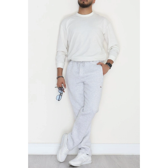 3 İplik Şardonlu Erkek Eşofman Altı Karmelanj - 42626.1937.