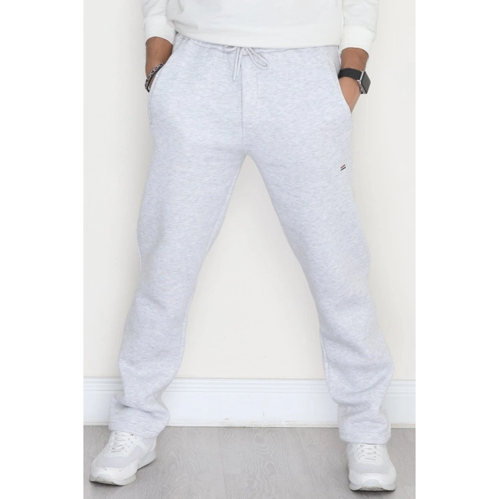 3 İplik Şardonlu Erkek Eşofman Altı Karmelanj - 42626.1937.