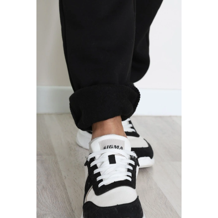 3 İplik Şardonlu Erkek Eşofman Altı Siyah - 42615.1878.