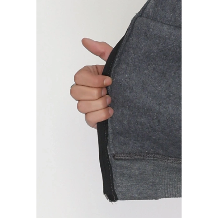 3 İplik Şardonlu Erkek Eşofman Takımı Füme - 42562.1937.