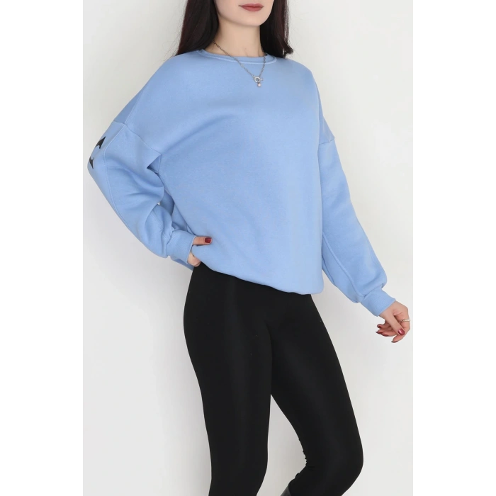3 İplik Şardonlu Oversize Sweat Bebemavi - 50922.1878.