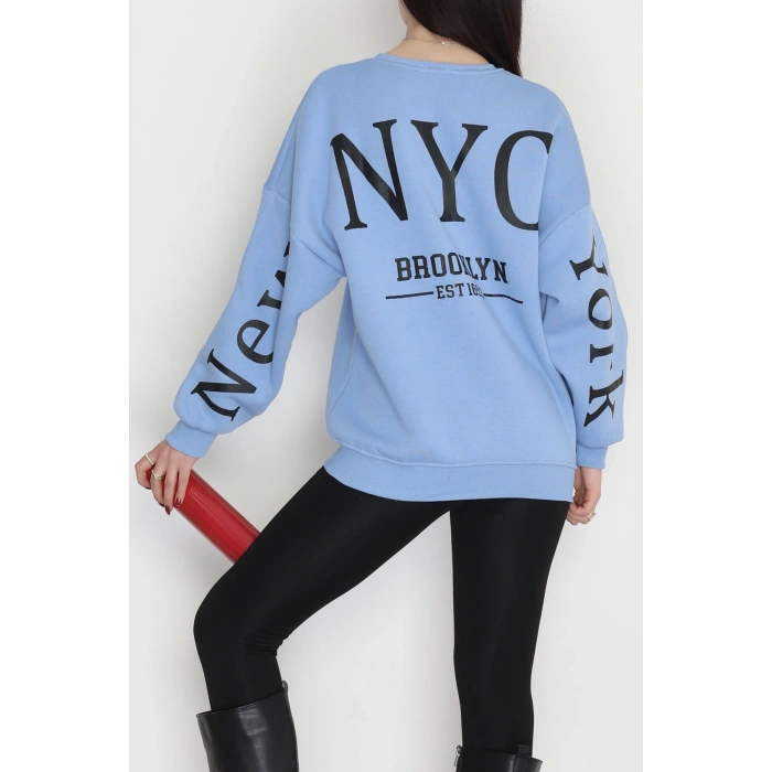 3 İplik Şardonlu Oversize Sweat Bebemavi - 50922.1878.