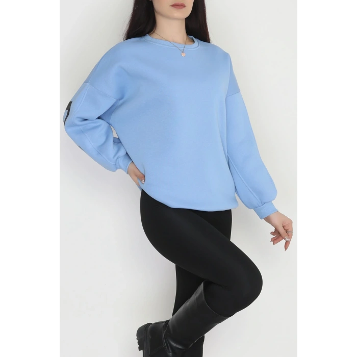 3 İplik Şardonlu Oversize Sweat Bebemavi - 50923.1878.