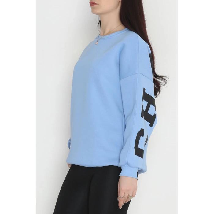 3 İplik Şardonlu Oversize Sweat Bebemavi - 50923.1878.