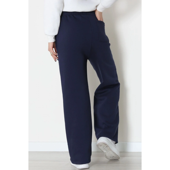 3 İplik Şardonlu Paça Stoperli Eşofman Altı Lacivert - 52069.2113.