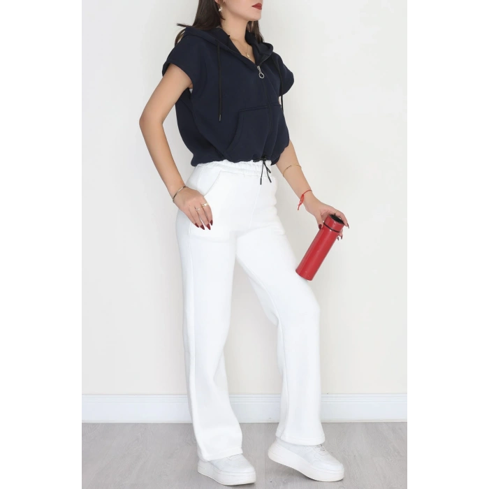 3 İplik Şardonlu Yelek Lacivert - 42201.1857.