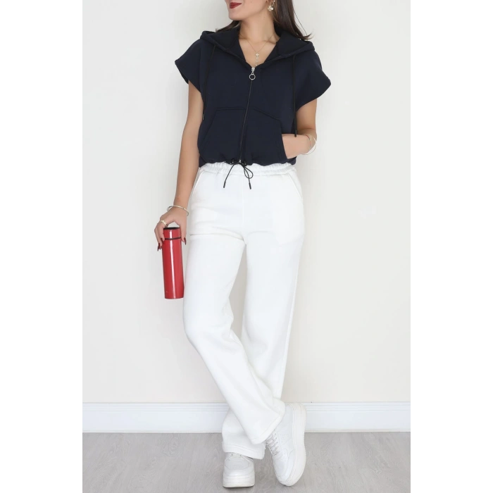 3 İplik Şardonlu Yelek Lacivert - 42201.1857.