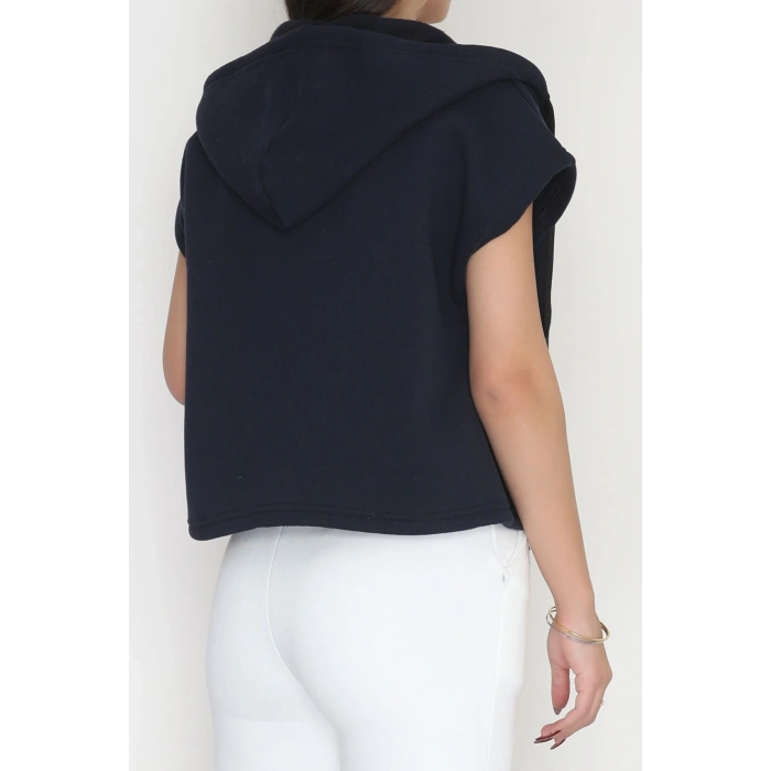 3 İplik Şardonlu Yelek Lacivert - 42201.1857.