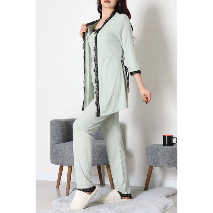 3Lü Pijama Seti Mint - 52170.2123.