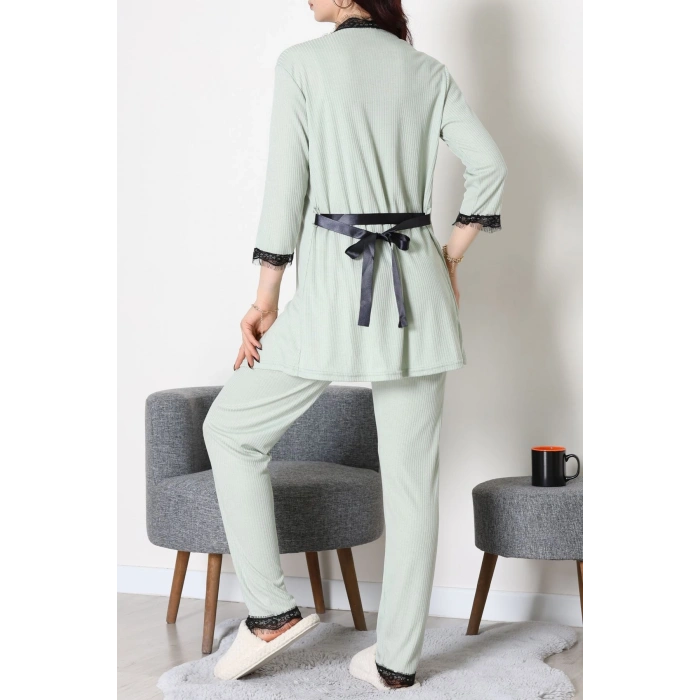 3Lü Pijama Seti Mint - 52170.2123.