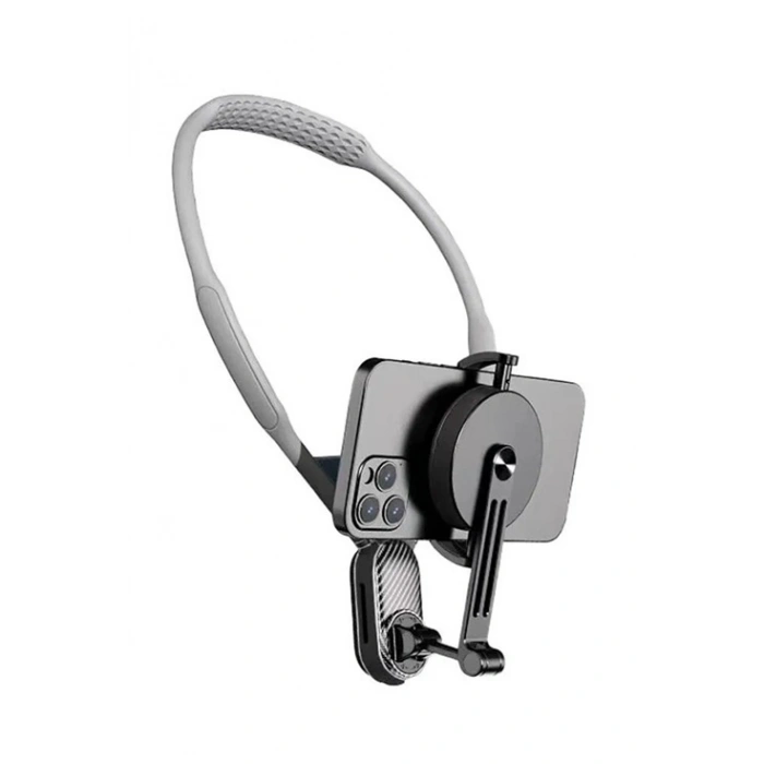 360 Derece Ayarlanabilir Boyun Askılı Manyetik Telefon Tutucu