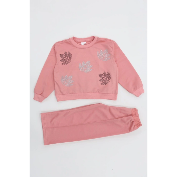 4-10 Yaş 2 İplik İkili Takım Pembe - 52188.1776.