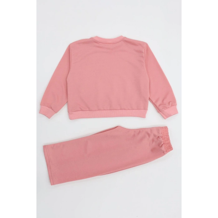 4-10 Yaş 2 İplik İkili Takım Pembe - 52188.1776.