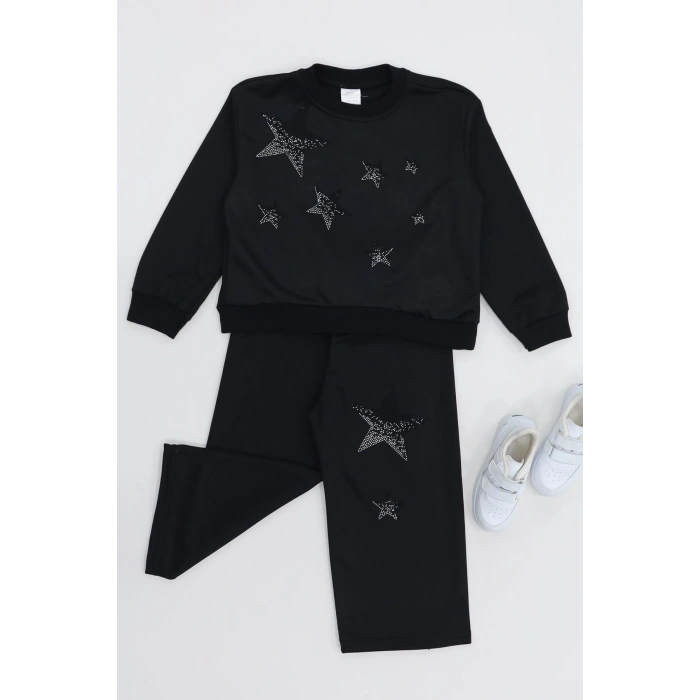 4-10 Yaş 2 İplik İkili Takım Siyah - 52187.1776.