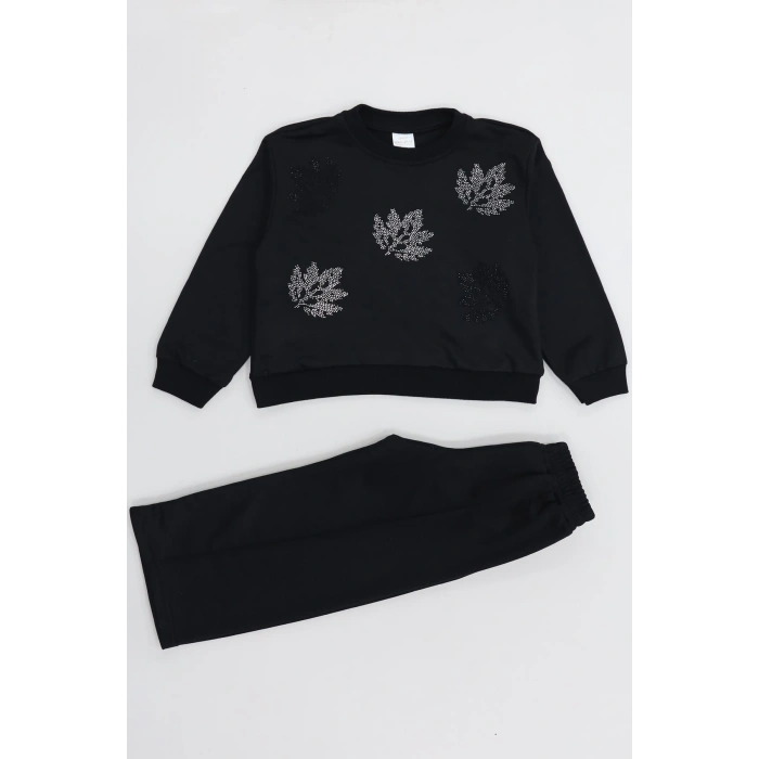 4-10 Yaş 2 İplik İkili Takım Siyah - 52188.1776.