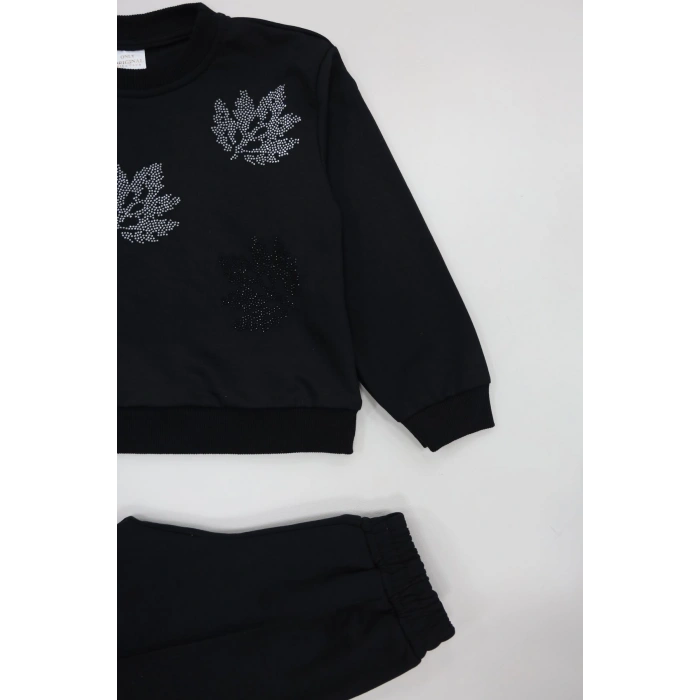 4-10 Yaş 2 İplik İkili Takım Siyah - 52188.1776.