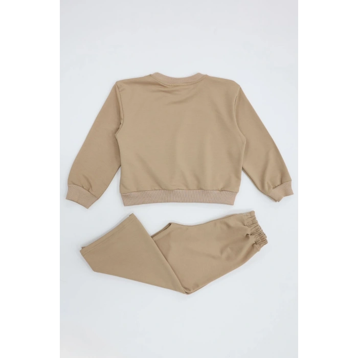 4-10 Yaş 2 İplik İkili Takım Vizon - 52186.1776.