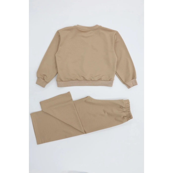 4-10 Yaş 2 İplik İkili Takım Vizon - 52187.1776.