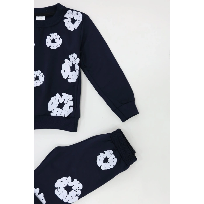 4-10 Yaş İki İp Şardonlu İkili Takım Lacivert - 52113.1776.