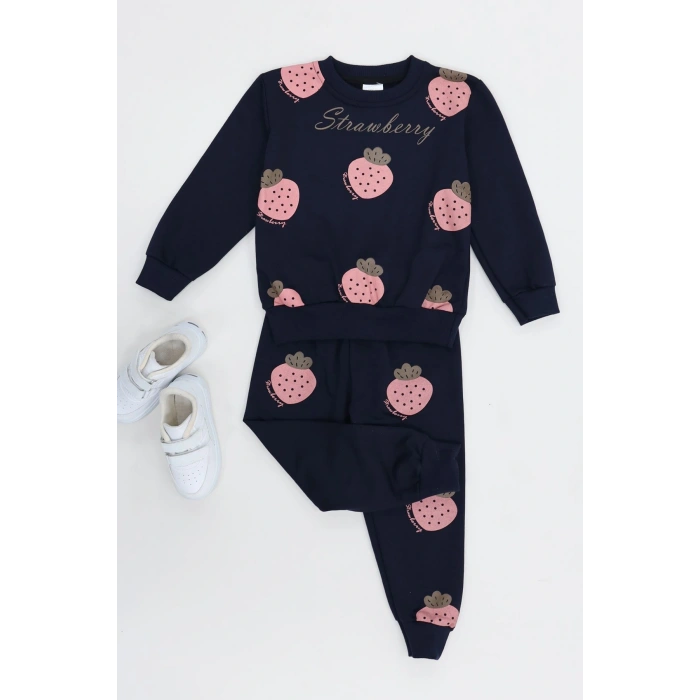 4-10 Yaş İki İp Şardonlu İkili Takım Lacivert - 52114.1776.