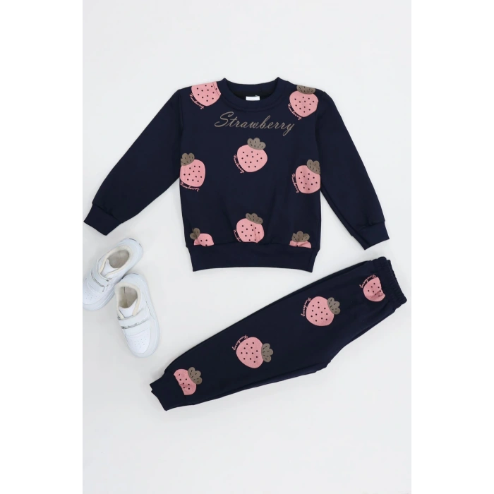 4-10 Yaş İki İp Şardonlu İkili Takım Lacivert - 52114.1776.