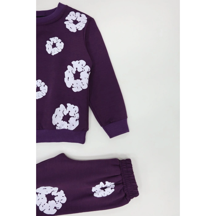 4-10 Yaş İki İp Şardonlu İkili Takım Mor - 52113.1776.