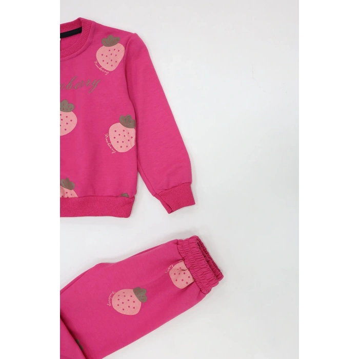 4-10 Yaş İki İp Şardonlu İkili Takım Pembe - 52114.1776.