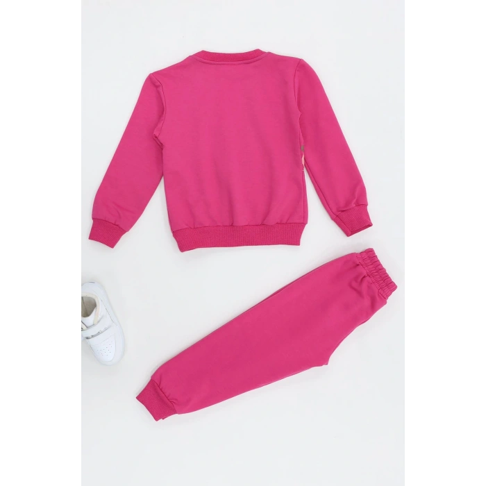 4-10 Yaş İki İp Şardonlu İkili Takım Pembe - 52114.1776.