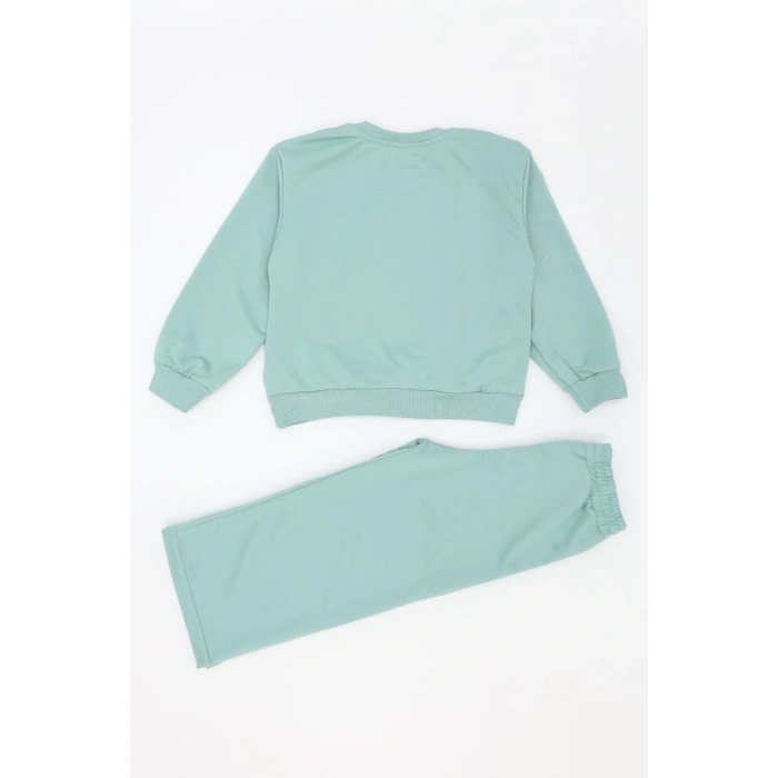 4-10 Yaş İki İplik Şardonsuz Çocuk Takım Mint - 55042.1776.