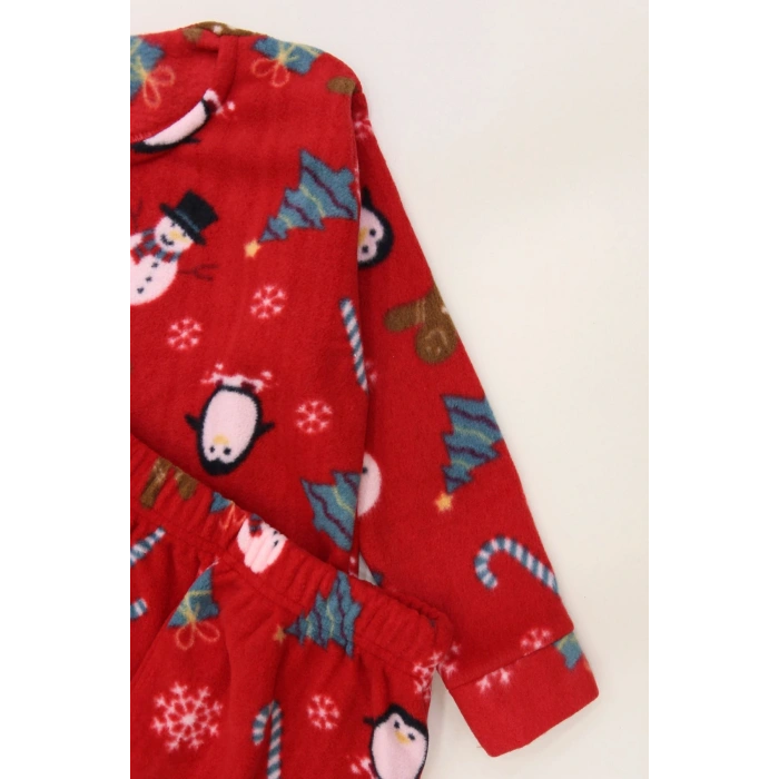 5-10 Yaş Çocuk Polar Takım Kırmızı - 50769.1961.