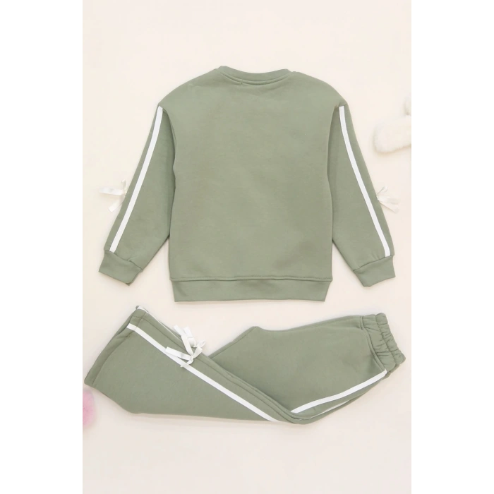 5-12 Yaş 3 İplik Şardonlu Fiyonklu Takım Mint - 60335.1867.