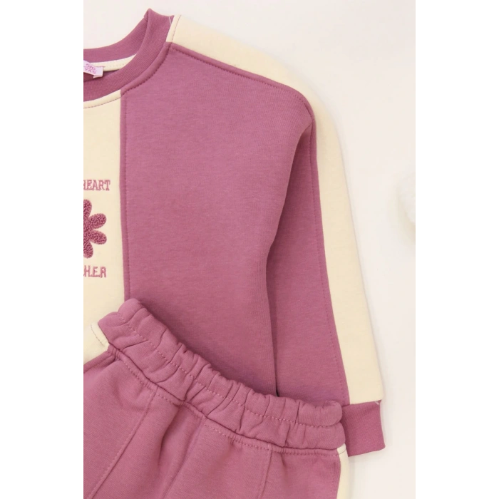 5-12 Yaş 3 İplik Şardonlu Takım Gülkurusu - 60300.1867.