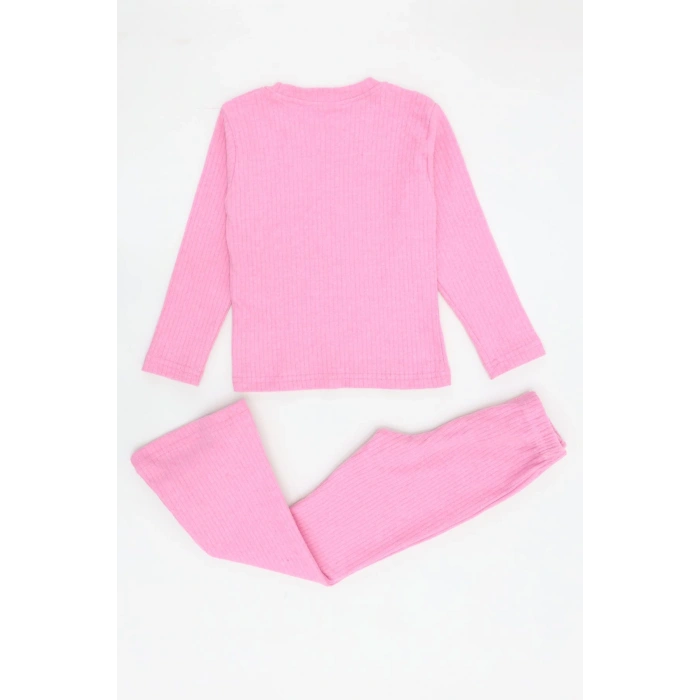 5-12 Yaş İnterlok Baskılı Takım Açıkpembe - 52182.1567.