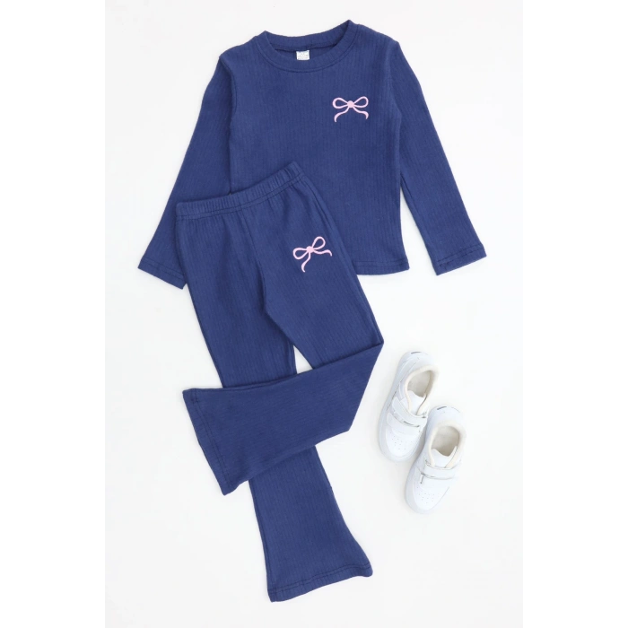5-12 Yaş İnterlok Baskılı Takım Lacivert - 52182.1567.