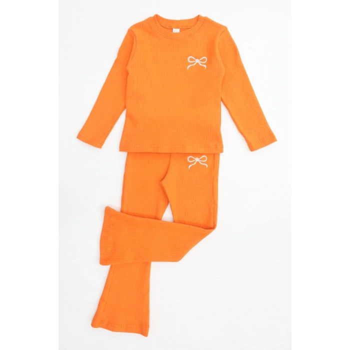 5-12 Yaş İnterlok Baskılı Takım Turuncu - 52182.1567.