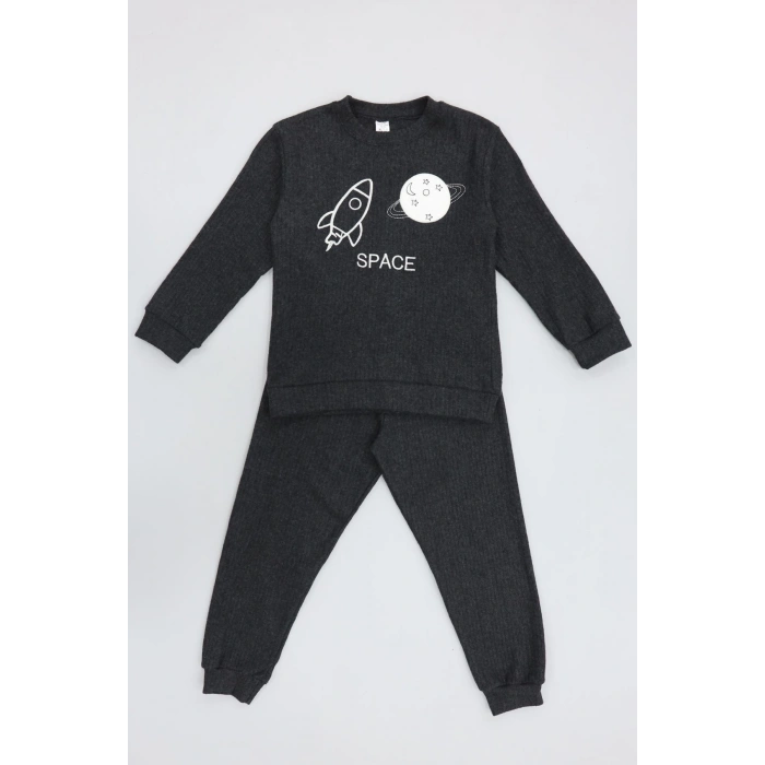 5-12 Yaş İnterlok Fitilli Takım Antrasit - 52184.1567.