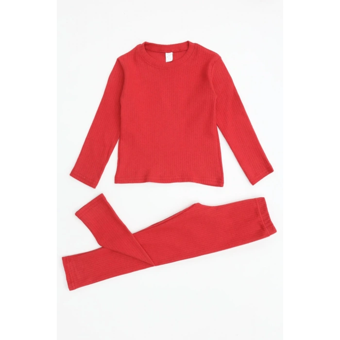 5-12 Yaş İnterlok Fitilli Takım Kırmızı - 52181.1567.