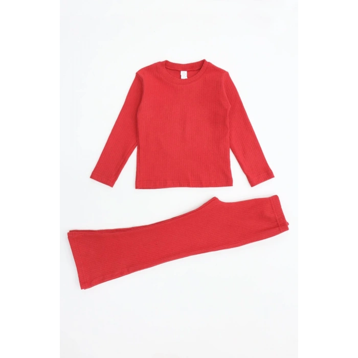 5-12 Yaş İnterlok Fitilli Takım Kırmızı - 52185.1567.