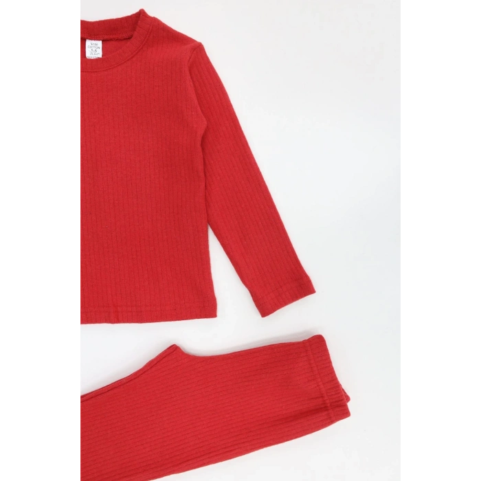 5-12 Yaş İnterlok Fitilli Takım Kırmızı - 52185.1567.