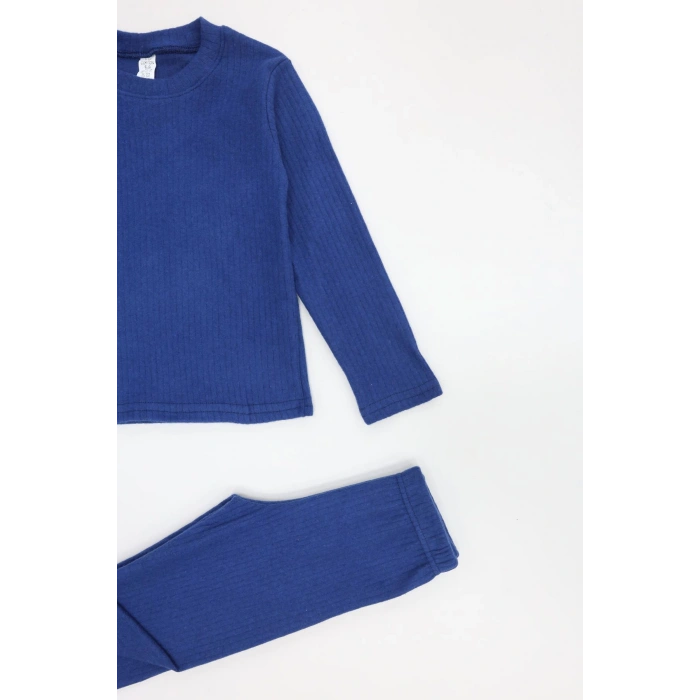 5-12 Yaş İnterlok Fitilli Takım Lacivert - 52181.1567.