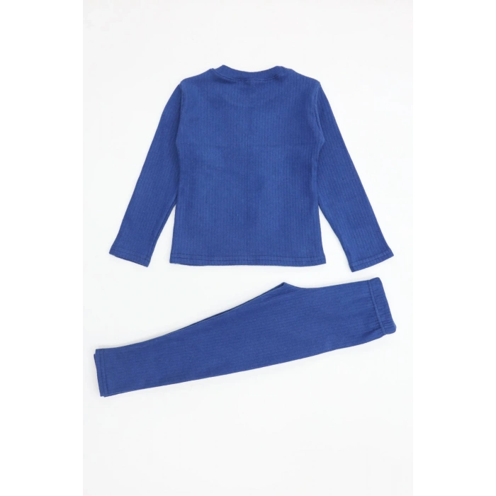 5-12 Yaş İnterlok Fitilli Takım Lacivert - 52181.1567.